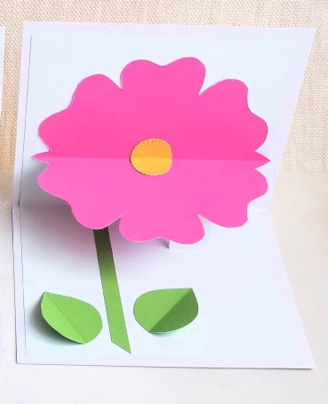 Pop-up sunflower and rose greeting card workshop