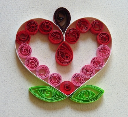 Hearts, Intoduction to Paper Quilling