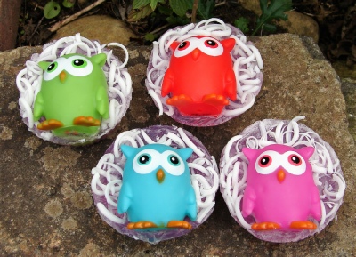 owl toy soaps by Kulina