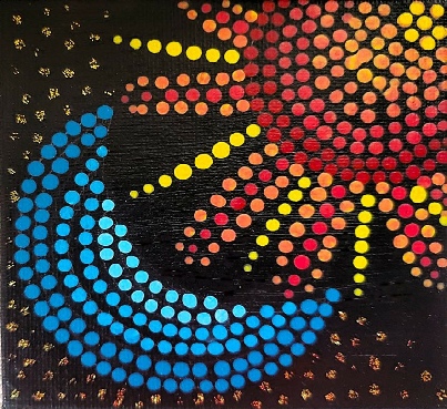 Celestial Dots Magnet