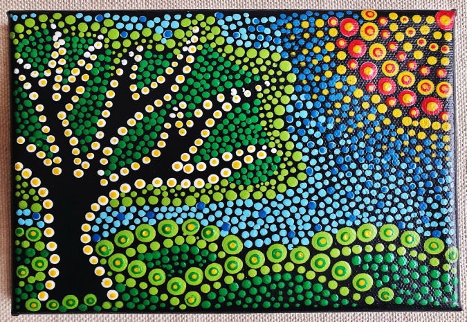 Dotted Landscape Painting Workshop